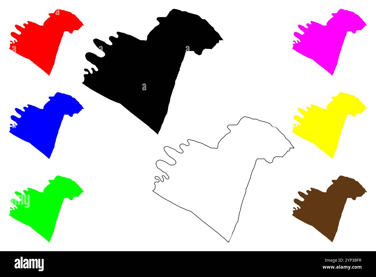 Morgan County, stato della Virginia Occidentale (Stati Uniti, Stati Uniti d'America, Stati Uniti, Stati Uniti, Stati Uniti) mappa vettoriale, schizzo scrimolo Morgan mappa Illustrazione Vettoriale