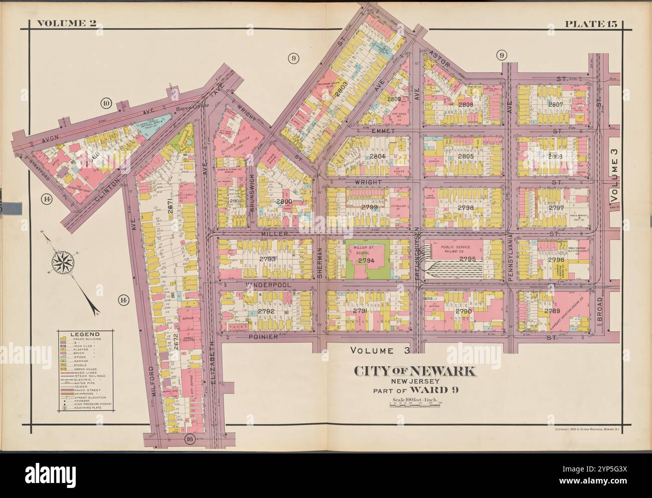 Piastra 15 1926 Foto Stock