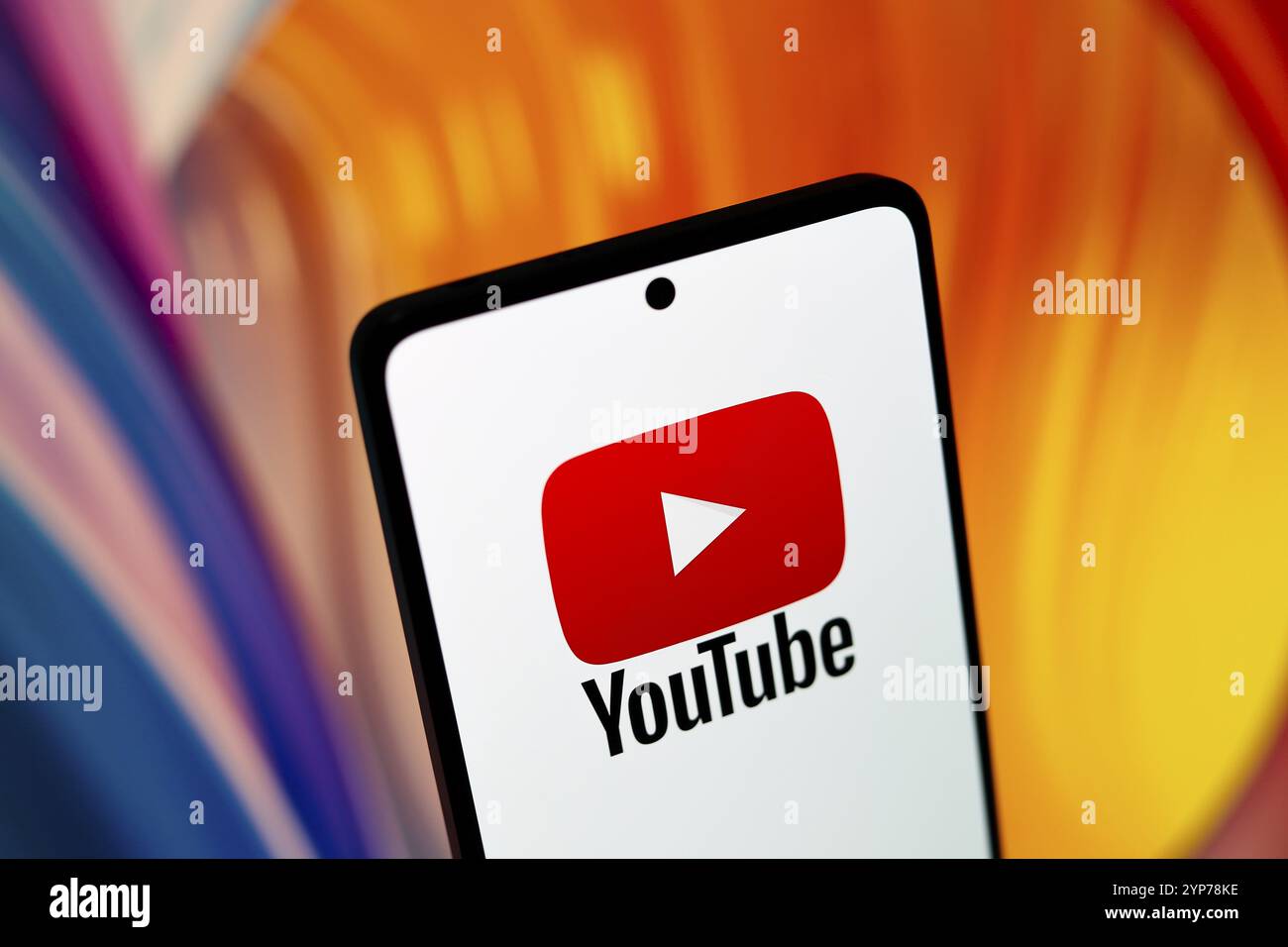 YouTube è una piattaforma di condivisione video con sede a San Bruno, California Foto Stock