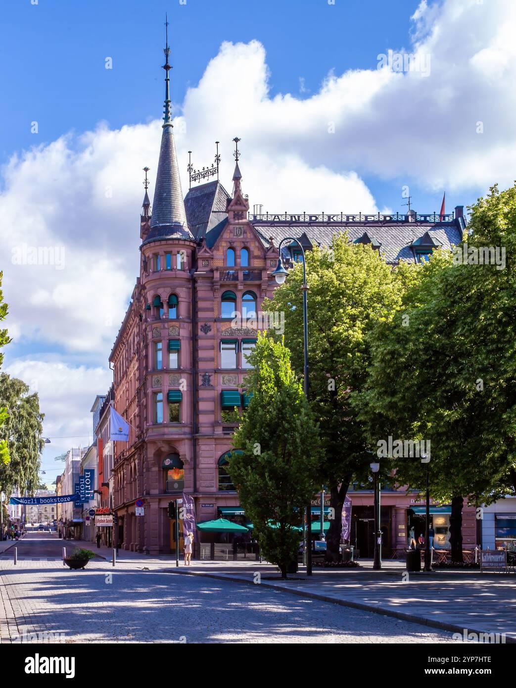 Oslo, Norvegia. Il bellissimo municipio di Oslo è un edificio municipale di Oslo, la capitale della Norvegia Foto Stock