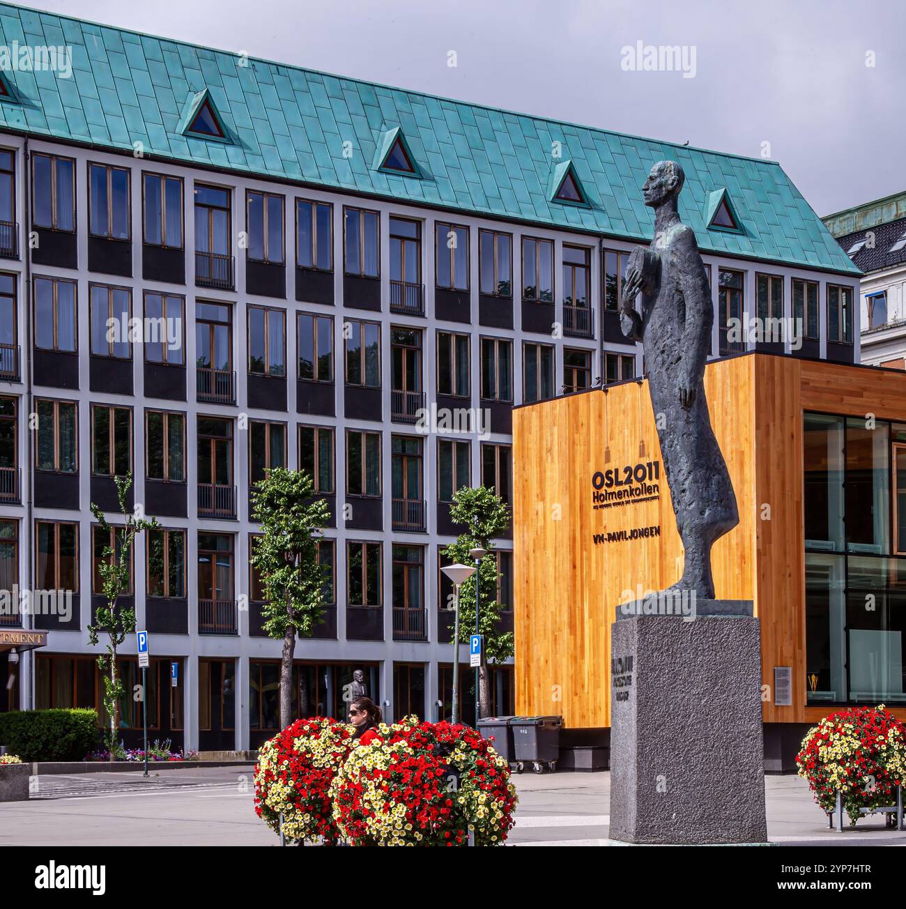 Oslo, Norvegia. Il bellissimo municipio di Oslo è un edificio municipale di Oslo, la capitale della Norvegia Foto Stock