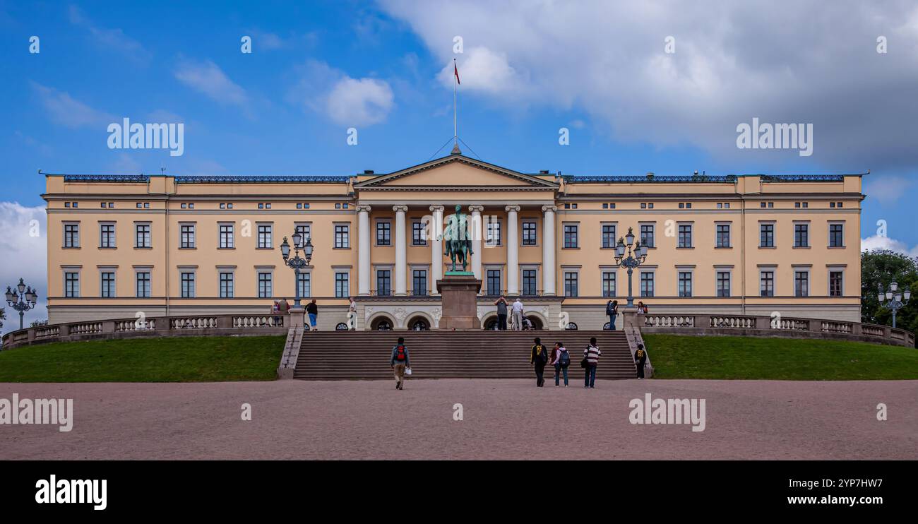 Oslo, Norvegia. Il bellissimo municipio di Oslo è un edificio municipale di Oslo, la capitale della Norvegia Foto Stock