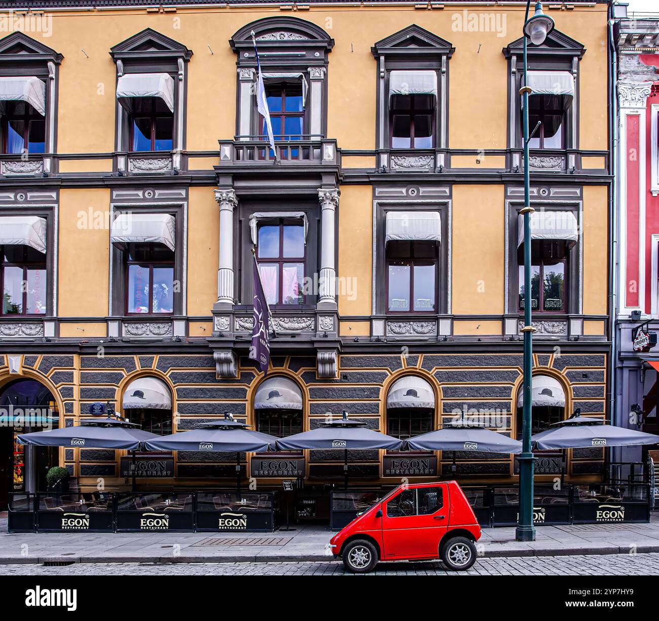 Oslo, Norvegia. Il bellissimo municipio di Oslo è un edificio municipale di Oslo, la capitale della Norvegia Foto Stock