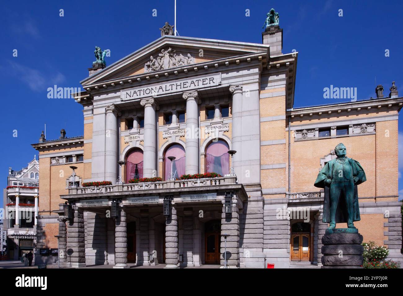 Oslo, Norvegia. Il bellissimo municipio di Oslo è un edificio municipale di Oslo, la capitale della Norvegia Foto Stock