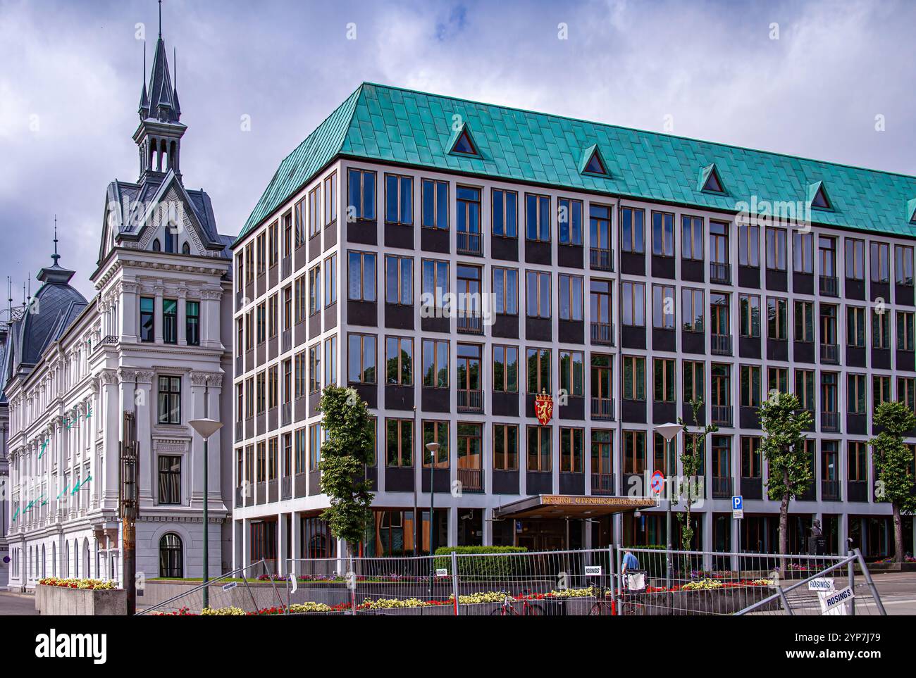 Oslo, Norvegia. Il bellissimo municipio di Oslo è un edificio municipale di Oslo, la capitale della Norvegia Foto Stock