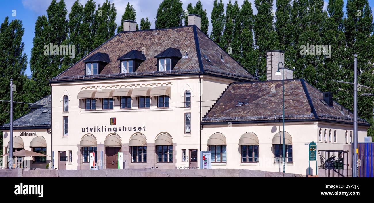 Oslo, Norvegia. Il bellissimo municipio di Oslo è un edificio municipale di Oslo, la capitale della Norvegia Foto Stock