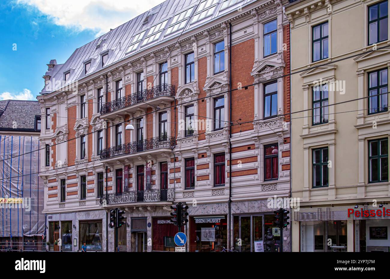 Oslo, Norvegia. Il bellissimo municipio di Oslo è un edificio municipale di Oslo, la capitale della Norvegia Foto Stock