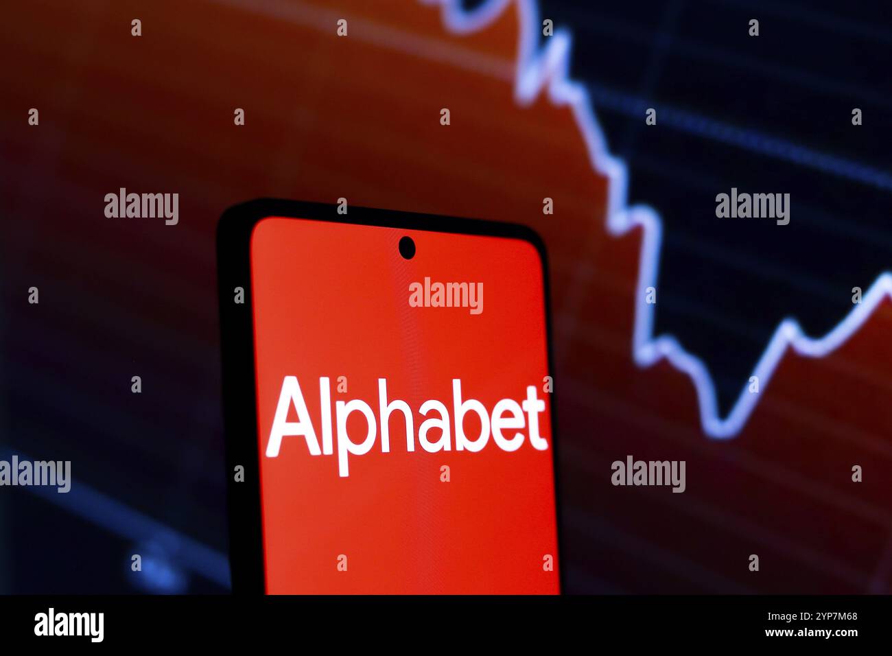 il logo viene visualizzato sullo schermo di uno smartphone Foto Stock