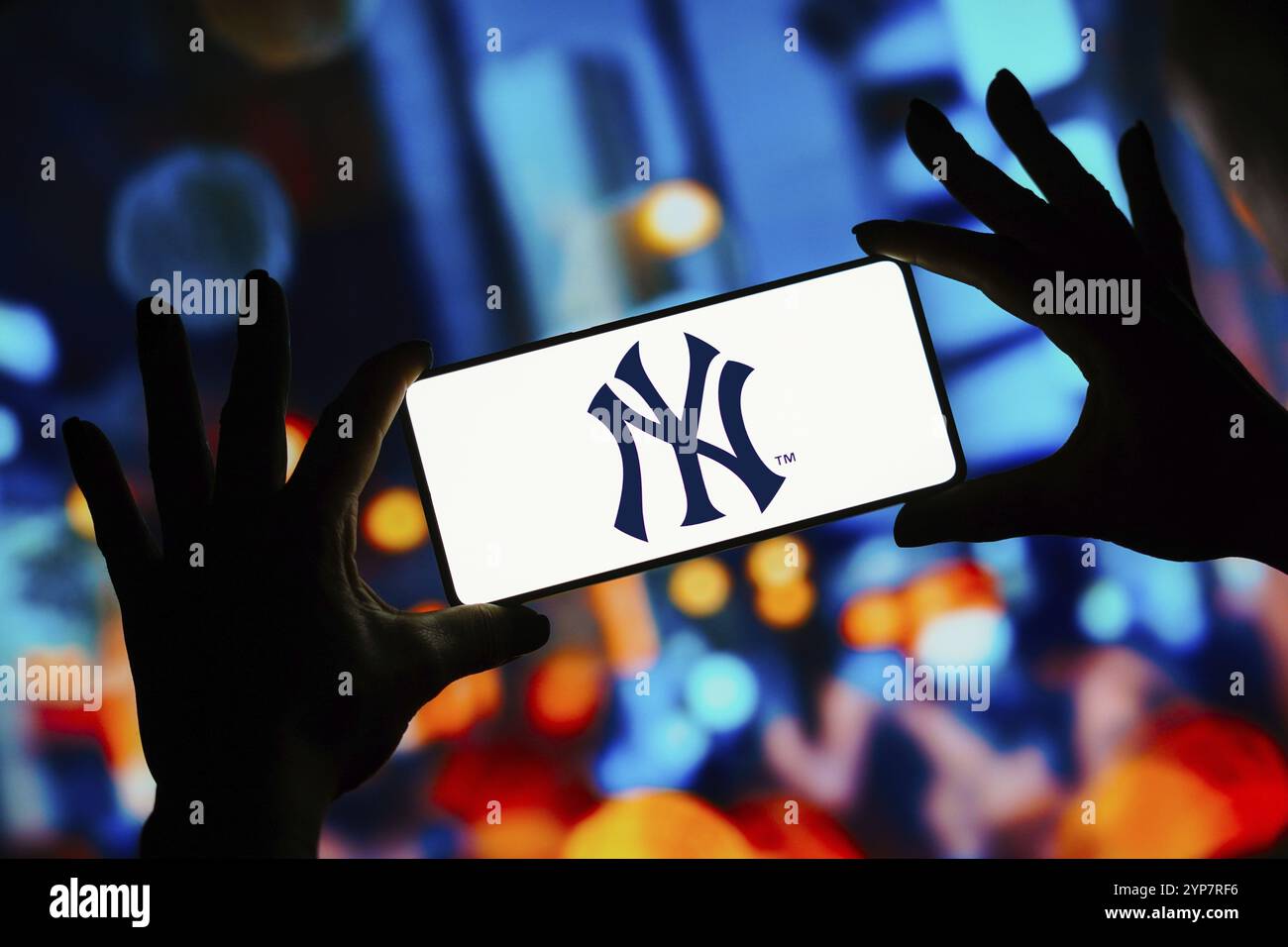 È una squadra di baseball della Major League con sede nel Bronx, New York City Foto Stock