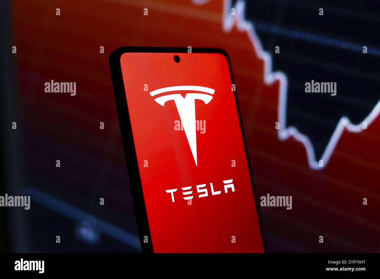il logo viene visualizzato sullo schermo di uno smartphone Foto Stock