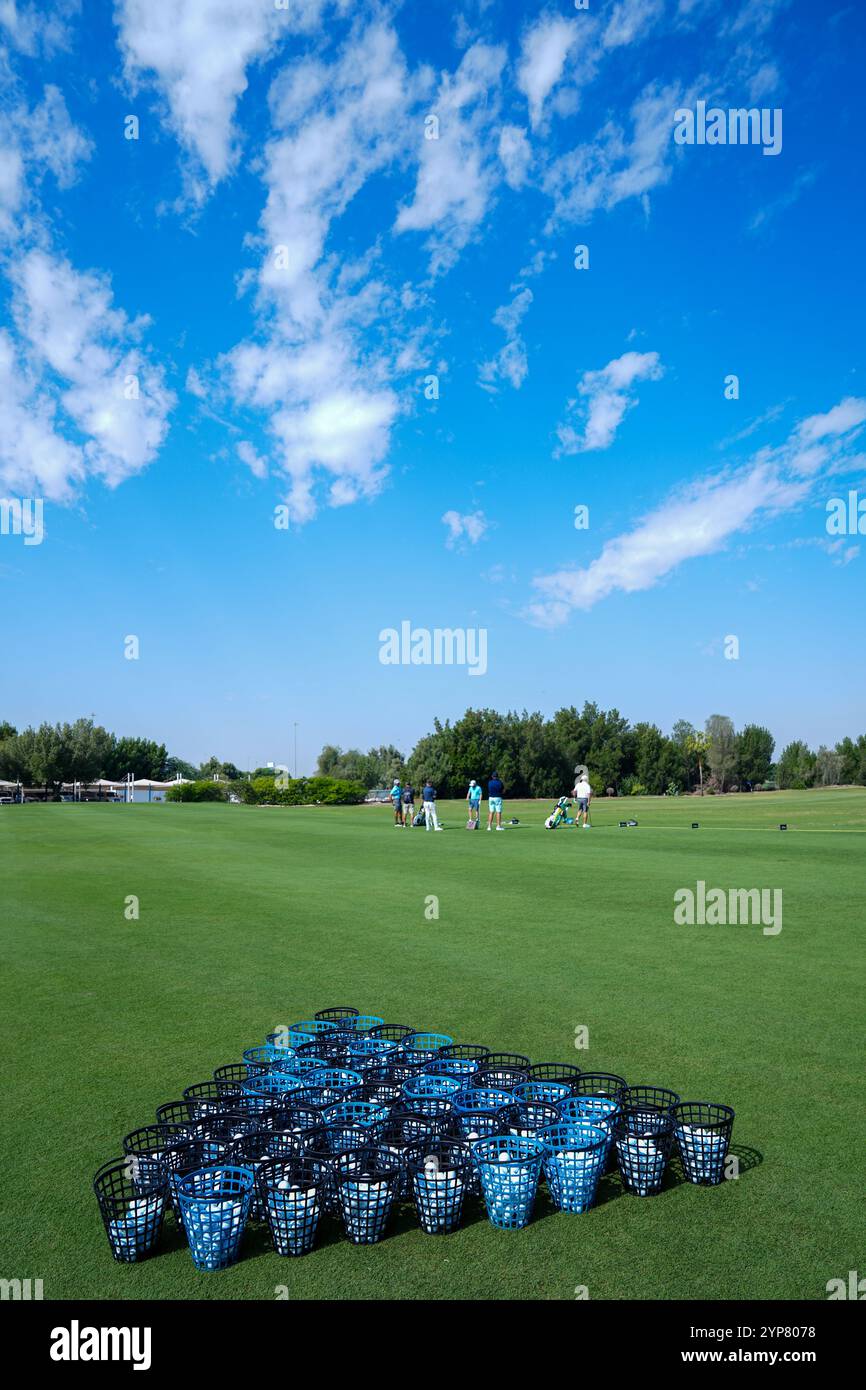 International Series Qatar un evento del tour asiatico organizzato dalla Qatar Golf Association dal 27 al 30 novembre 2024 al Doha Golf Club. Foto Stock