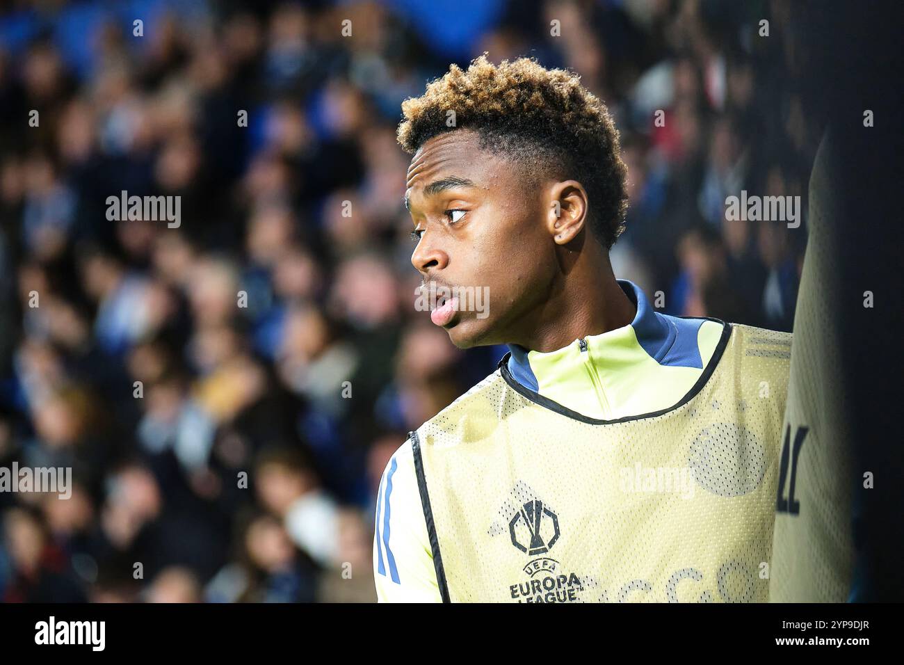 Donostia / San Sebastián, Gipuzkoa, Spagna - 28 novembre 2024: Ritratto di Brais Méndez durante la partita Real Sociedad vs AFC Ajax, parte dell'Europa League, tenutasi presso la reale Arena. Crediti: Rubén Gil/Alamy Live News. Foto Stock