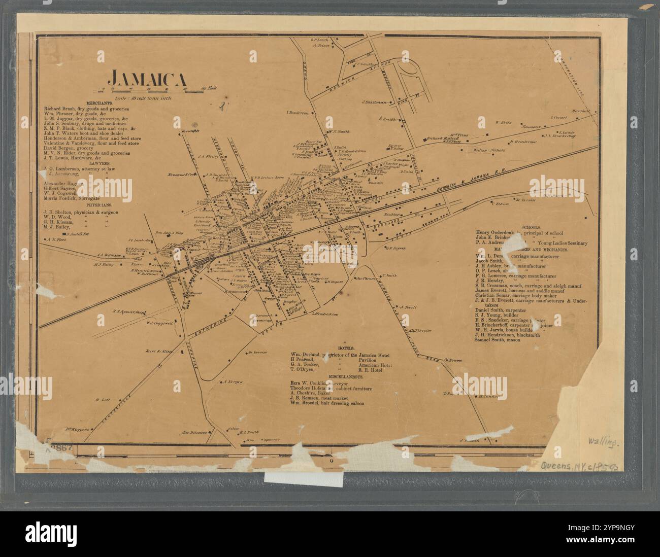 Jamaica 1859 di Walling, Henry Francis, 1825-1888 Foto Stock