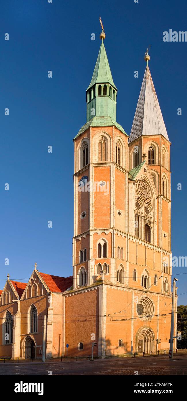 Santa Katharinen, nota anche come Katharinenkirche, chiesa protestante-luterana a Hagenmarkt, Germania, bassa Sassonia, Brunswick Foto Stock