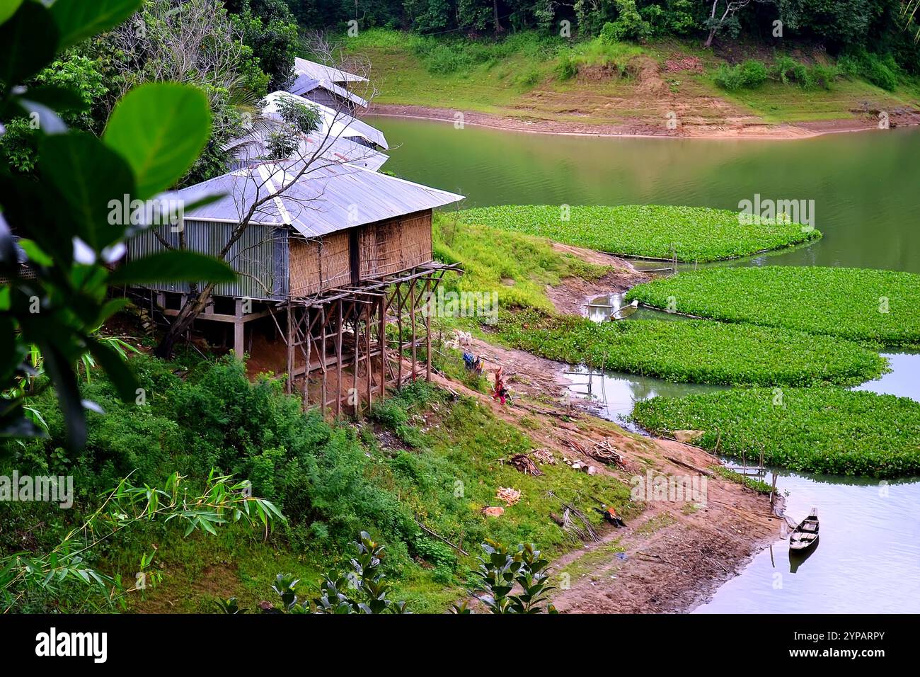 Il luogo più spettacolare ed estetico di rangamati in Bangladesh Foto Stock