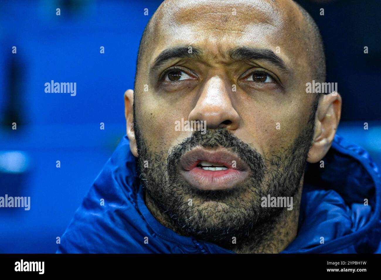 Thierry Henry, allenatore della nazionale francese Under-21, durante la partita Francia-Corea del Sud del 21 novembre 2023. *** Didascalia locale ** Foto Stock