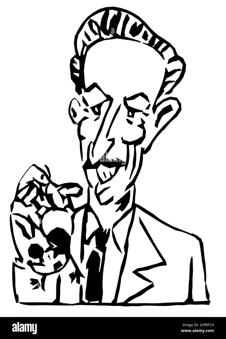 Walt Disney con Topolino Foto Stock