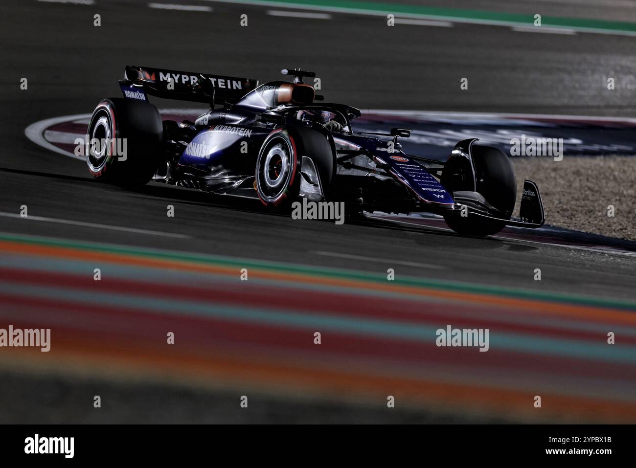 Doha, Qatar. 29 novembre 2024. Alexander Albon (THA) Williams Racing FW46. 29.11.2024 Formula 1 World Championship, Rd 23, Qatar Grand Prix, Doha, Qatar, giorno di qualificazione Sprint. Il credito fotografico dovrebbe essere: XPB/Alamy Live News. Foto Stock