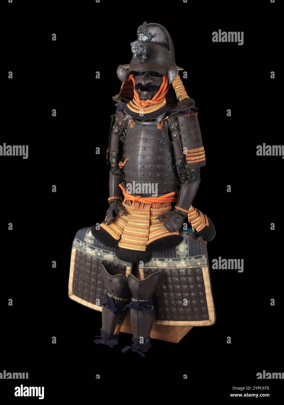Antica armatura Samurai giapponese del XVIII secolo, storica Foto Stock