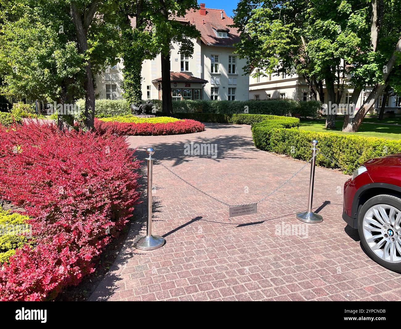 Danzica Polonia, Parco oliva, Parco Oliwa, Parco Oliwski, Parco Oliwski, viaggio, parco di Danzica, parco urbano, parco cittadino, vivace, spazio all'aperto e tranquillo, UE Foto Stock