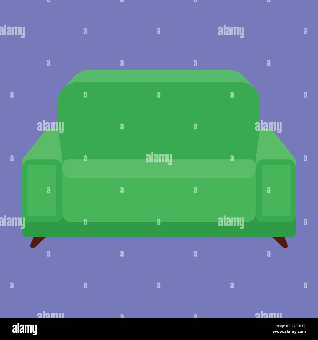 Illustrazione di una comoda poltrona. vettore icona divano. arredamento confortevole. vettore di illustrazione della poltrona Illustrazione Vettoriale