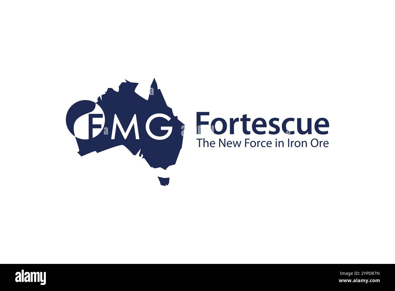 Logo, Company, Fortescue, società mineraria, miniere principalmente minerali di ferro, Perth, Australia, fondata 2003 Studio Recording, Repubblica Federale di Germania, Oceania Foto Stock