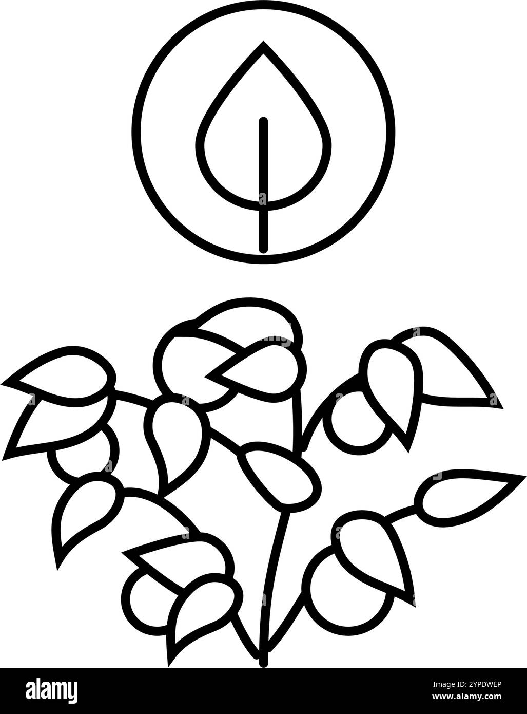 illustrazione vettoriale dell'icona della linea di giardinaggio urbana del controllo dei parassiti Illustrazione Vettoriale