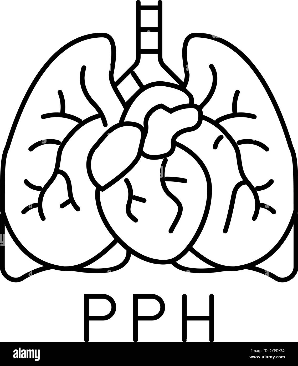 illustrazione vettoriale dell'icona delle malattie del motoneurone Illustrazione Vettoriale