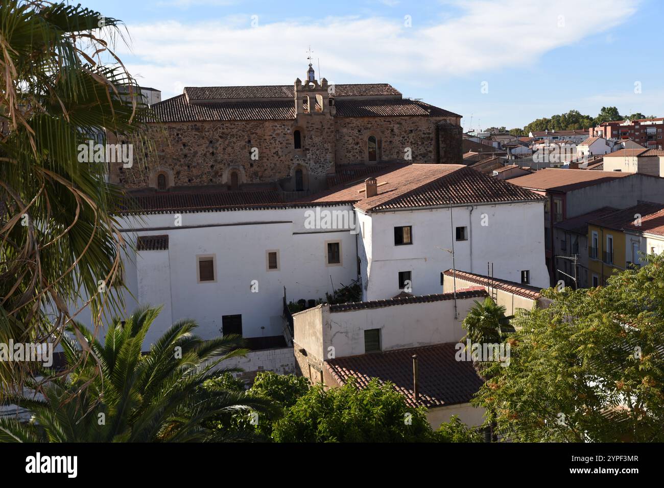 Chiesa e convento di Santo Domingo, Caceres (Spagna) Foto Stock