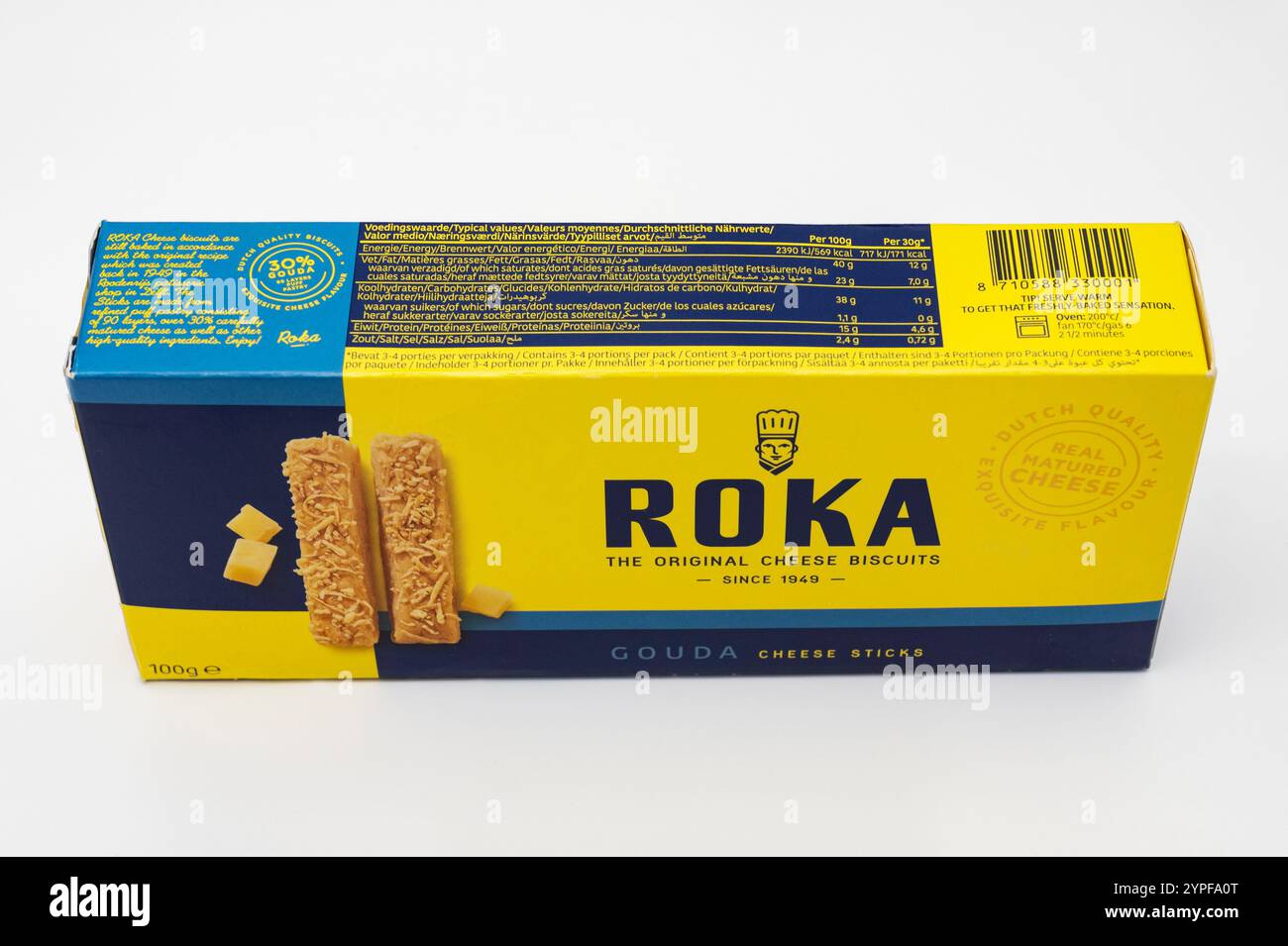 Biscotti al formaggio Roka Foto Stock