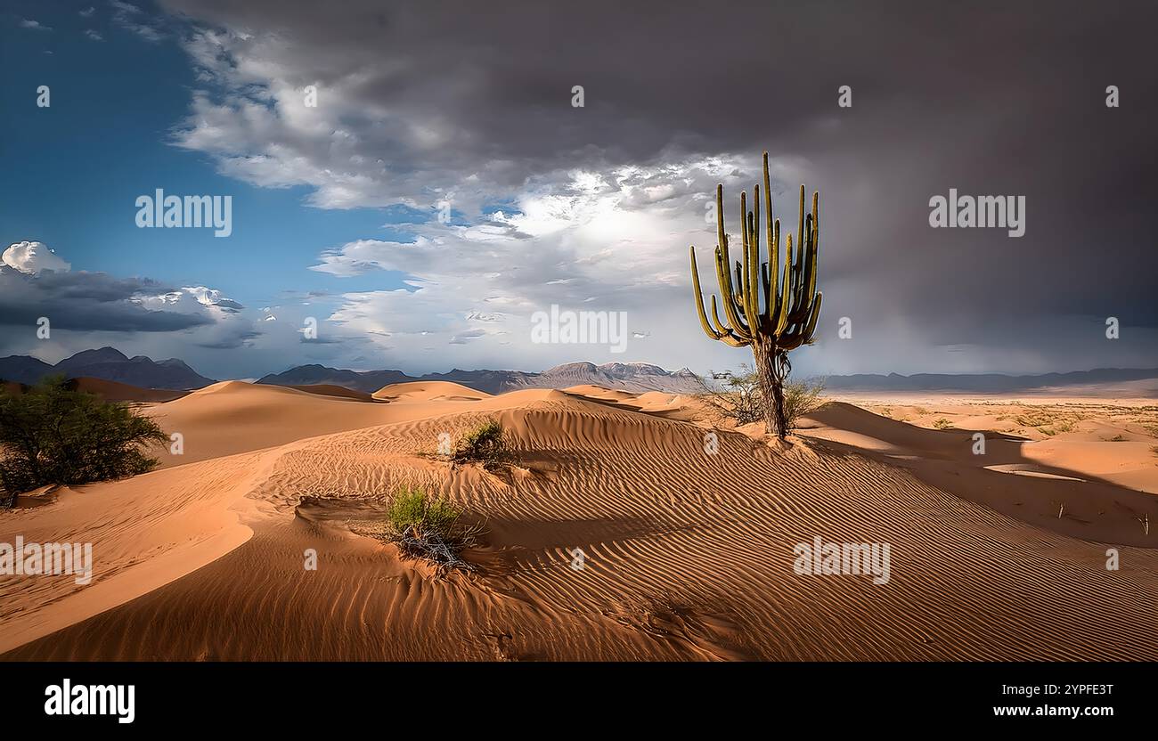 Bella vista deserto alba vicino a Tabuk, Arabia Saudita Foto Stock