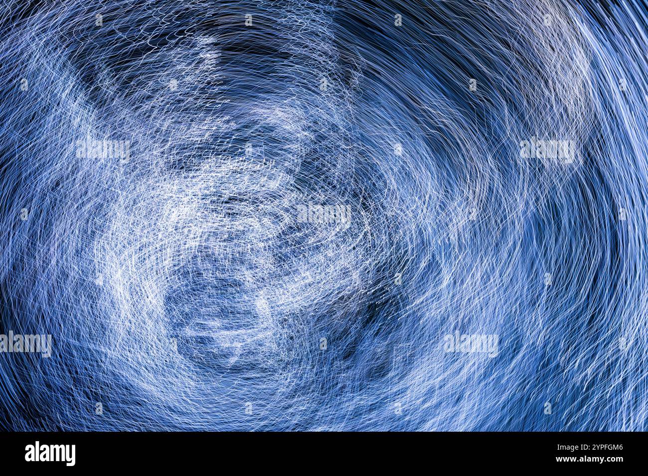 esplosiva raffica di linee stellari molto dinamica Foto Stock