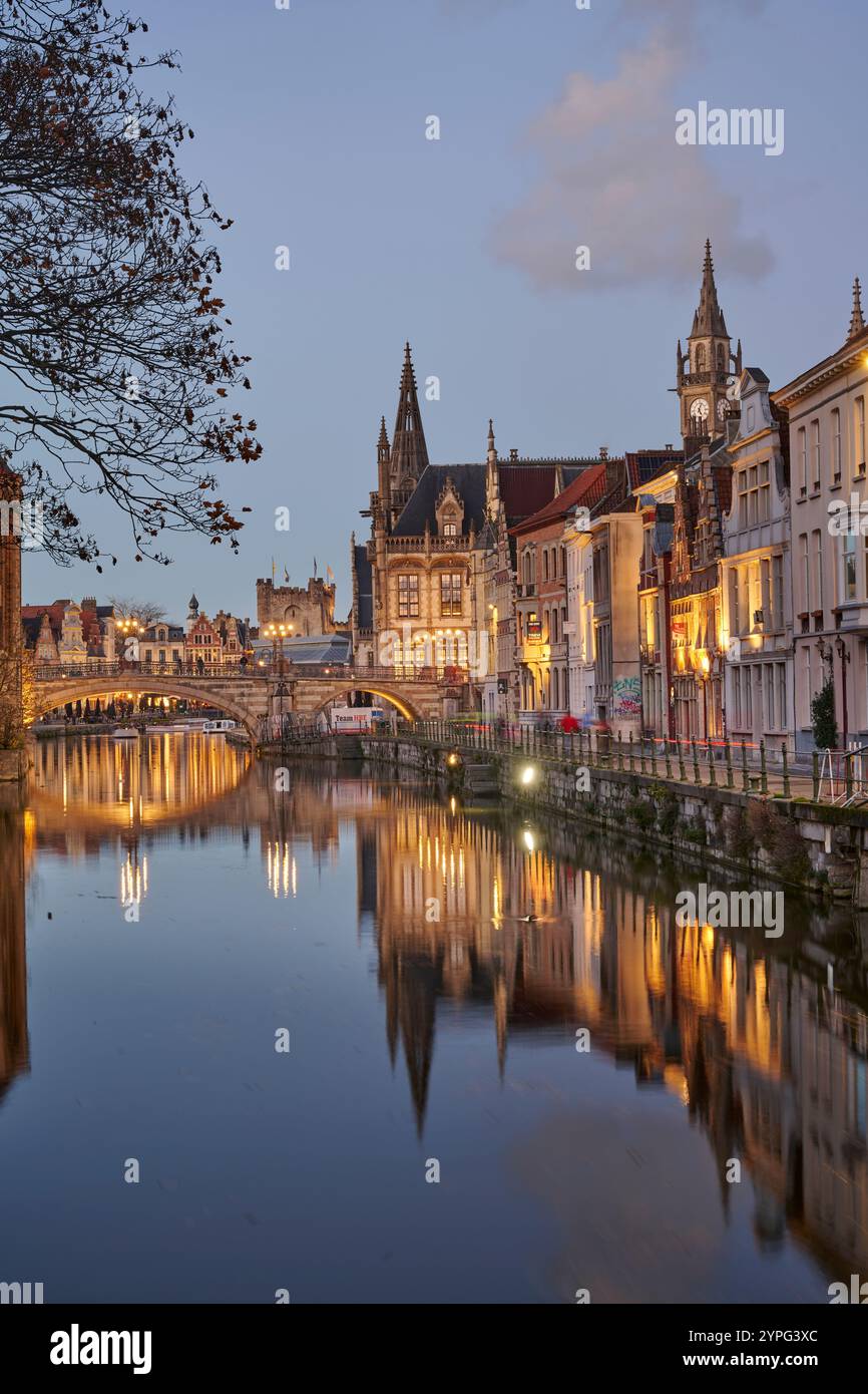 Gand, Fiandre, in Belgio Foto Stock