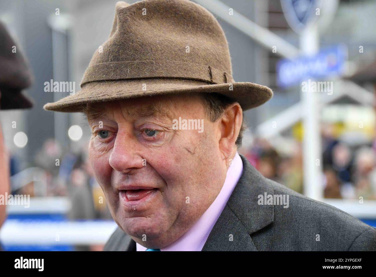 Newbury, Regno Unito. 30 novembre 2024. Allenatore Nicky Henderson al Newbury Racecourse, Newbury Picture di Paul Blake/Alamy Sports News Foto Stock