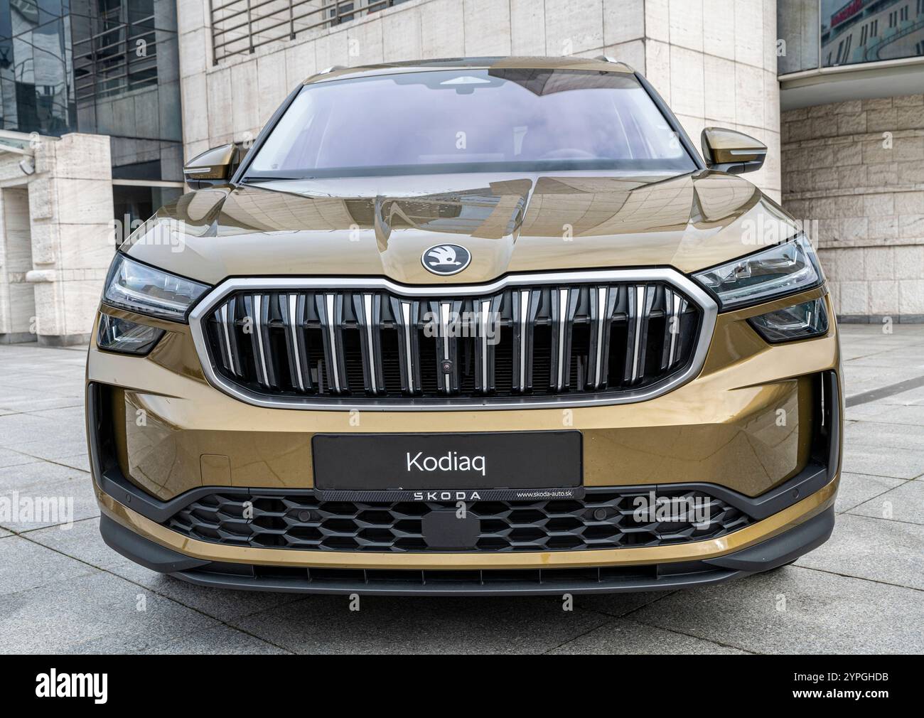 Bratislava, Slovacchia - 2 novembre 2024 : nuova Skoda Kodiaq car. modello 2024. Foto Stock