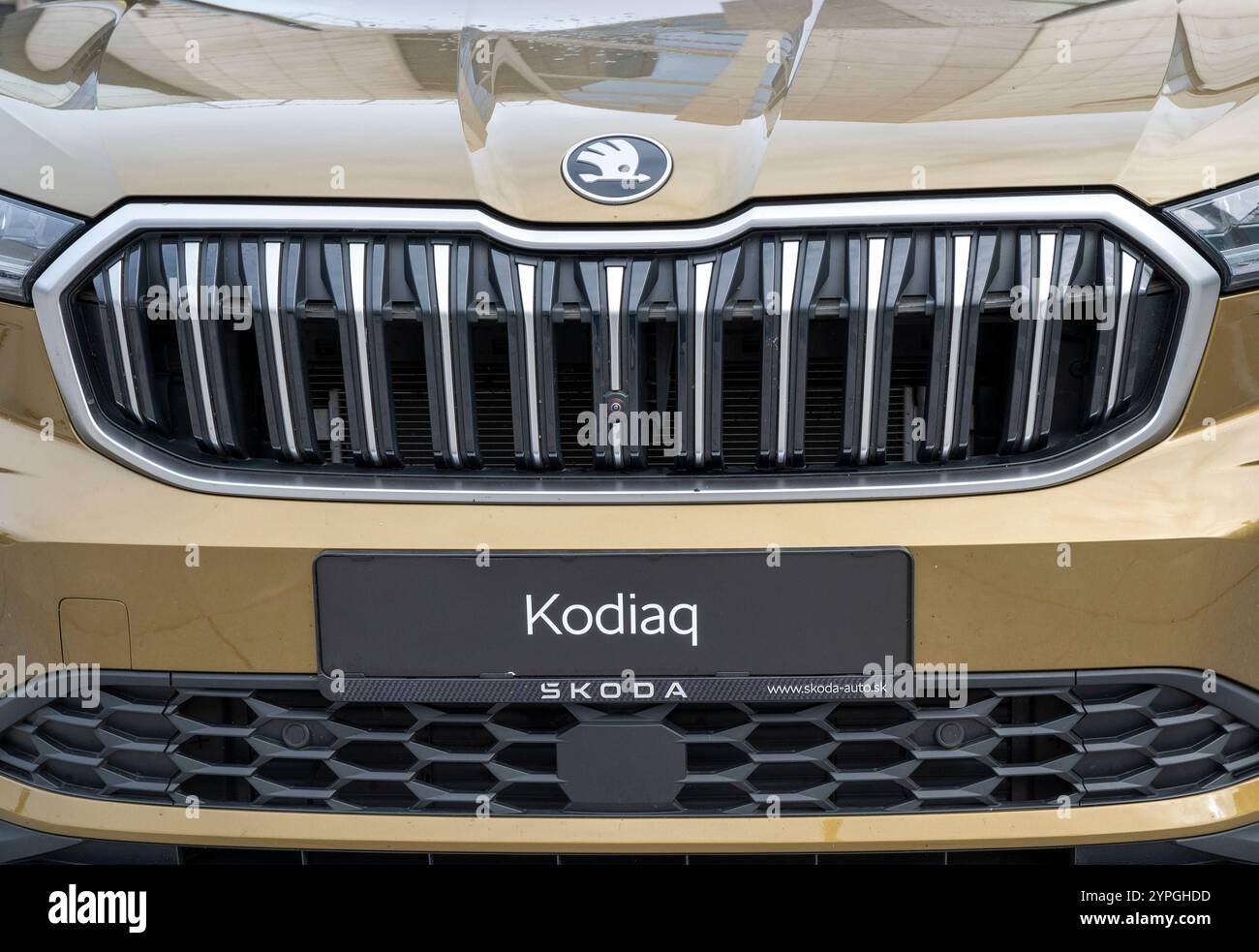 Bratislava, Slovacchia - 2 novembre 2024 : nuova Skoda Kodiaq car. modello 2024. Foto Stock