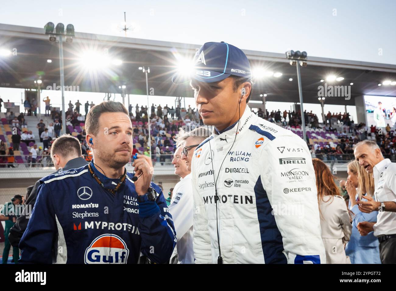 Doha, Qatar. 30 novembre 2024. Alexander Albon (THA) Williams Racing in griglia. 30.11.2024. Formula 1 World Championship, Rd 23, Qatar Grand Prix, Doha, Qatar, Sprint e giorno di qualificazione. Il credito fotografico dovrebbe essere: XPB/Alamy Live News. Foto Stock