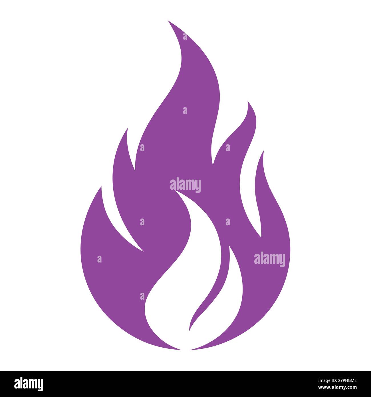 Versatile Fire Vector per logo, promozioni, siti Web, marketing, giochi e packaging Illustrazione Vettoriale