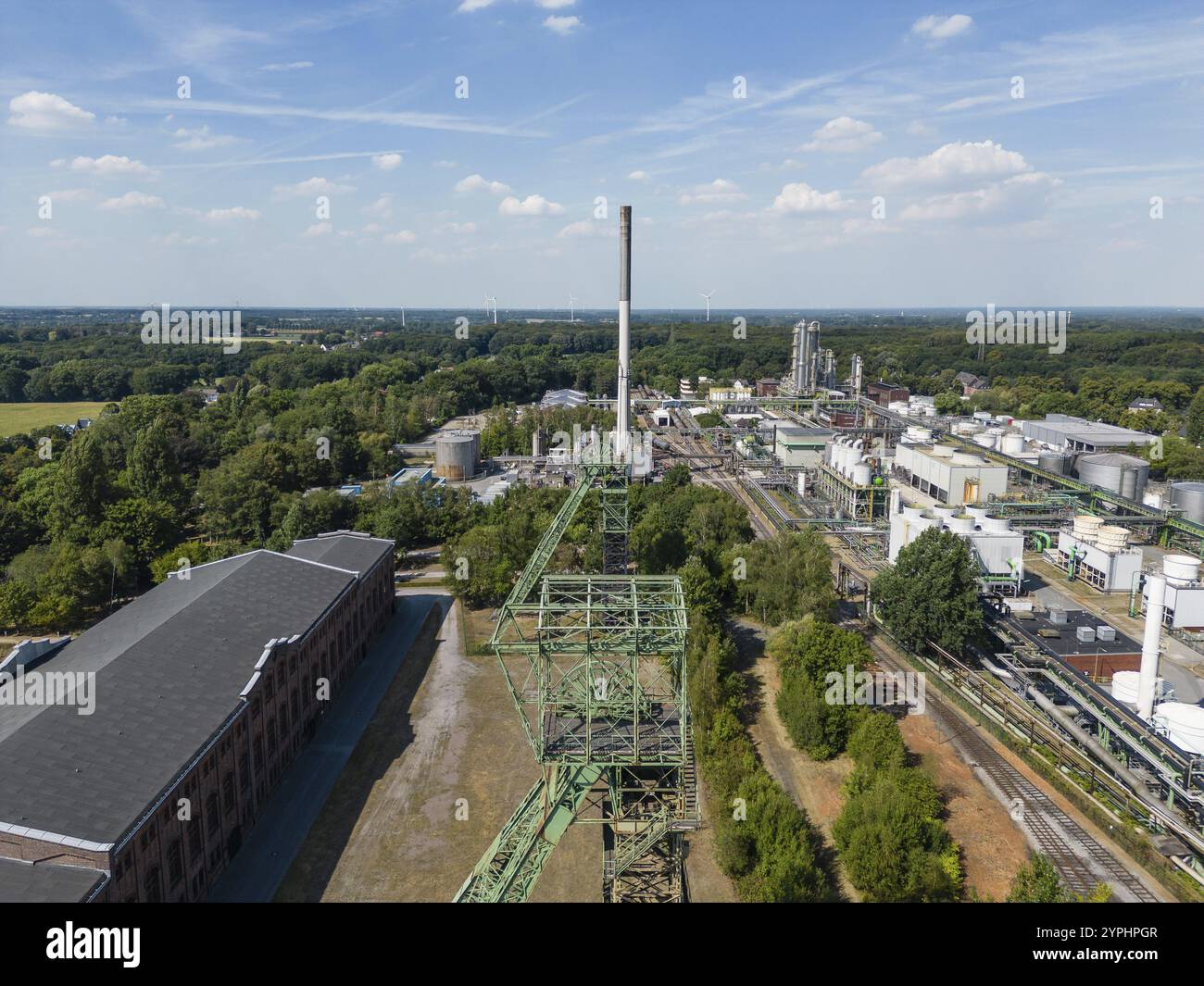 La centrale elettrica alimentata a petrolio Zweckel, nella città di Gladbeck, nella Renania settentrionale-Vestfalia, è gestita dalla compagnia energetica Uniper Foto Stock