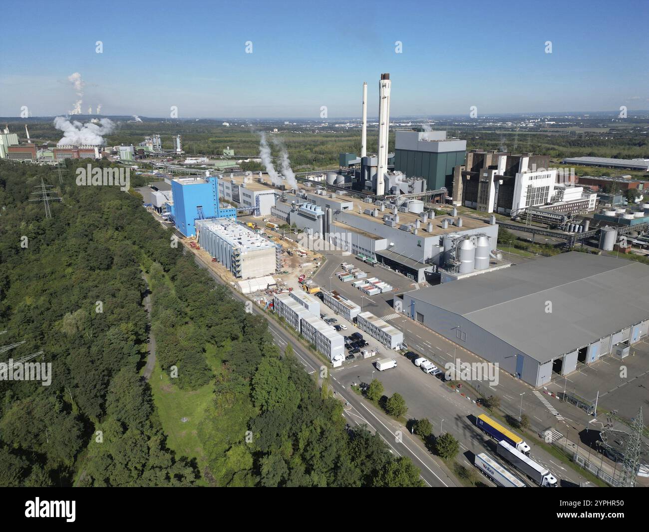 La cartiera dell'UPM si trova nel 'Huerth' Zona industriale, vicino alla città di Colonia. Il mulino è stato fondato nel 2002 e ha uno dei più moderni Foto Stock