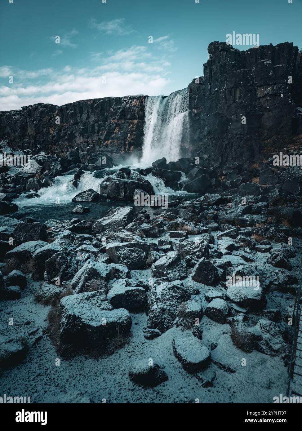 Splendida Islanda - natura in cima - Terra mistica di ghiaccio e fuoco Foto Stock