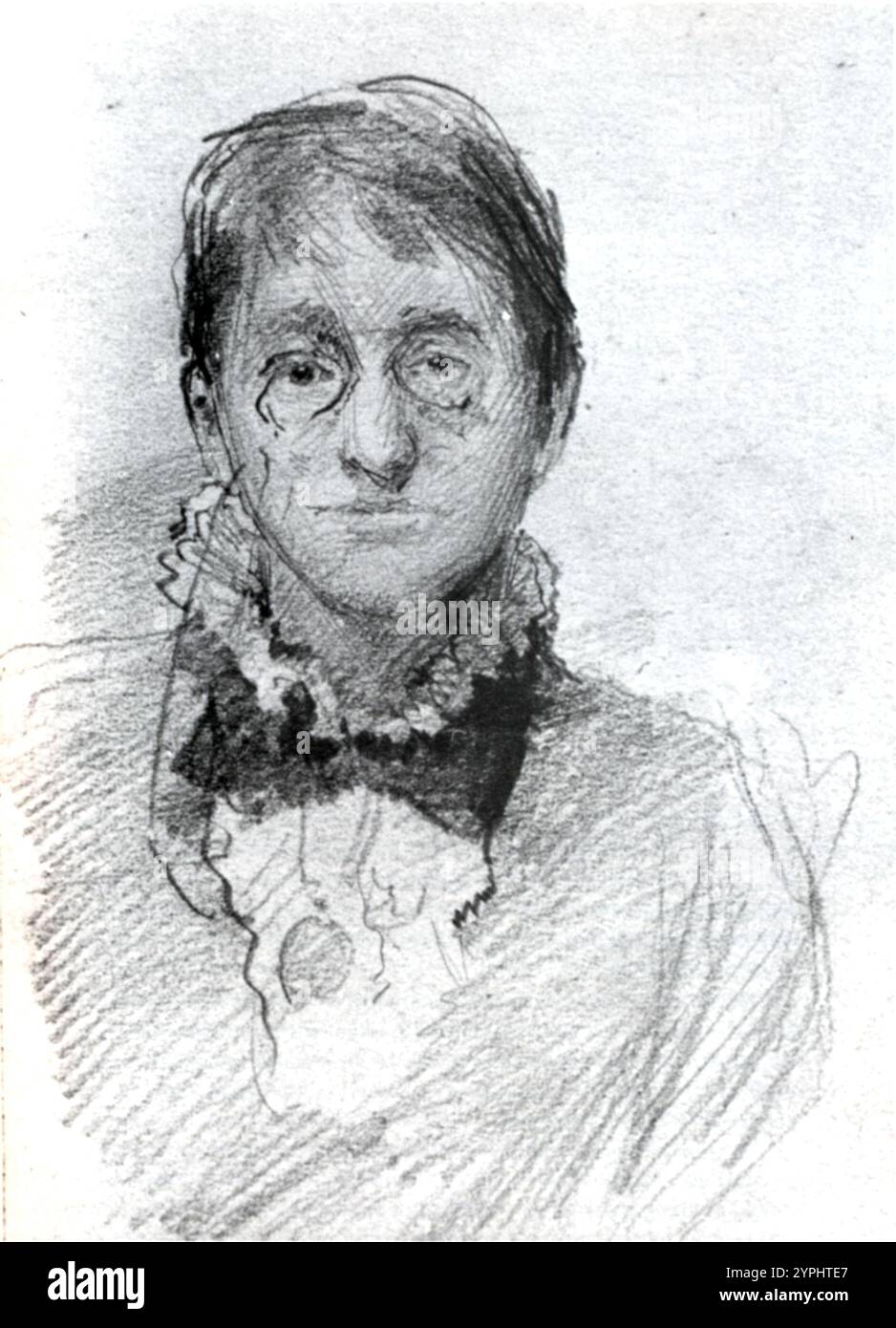 Sarah Henrietta Purser RHA (22 marzo 1848 – 7 agosto 1943) è stata un'artista irlandese nota principalmente per la sua ritrattistica. Fu la prima donna a diventare membro a pieno titolo della Royal Hibernian Academy. Ha anche fondato e sostenuto finanziariamente An Túr Gloine, uno studio di vetro colorato. [1] Ritratto di John Butler Yeats, c. 1880-1885 Foto Stock