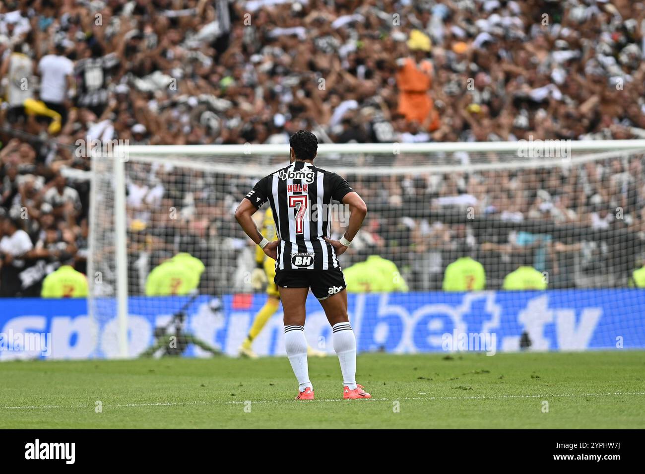 Buenos Aires, Argentina. 30 novembre 2024. MG e Botafogo, validi per la finale della Copa Libertadores da América 2024, tenutasi presso lo stadio Monumental de Nunez, a Buenos Aires, Argentina, questo sabato (30). Crediti: Gabriel Sotelo/FotoArena/Alamy Live News Foto Stock