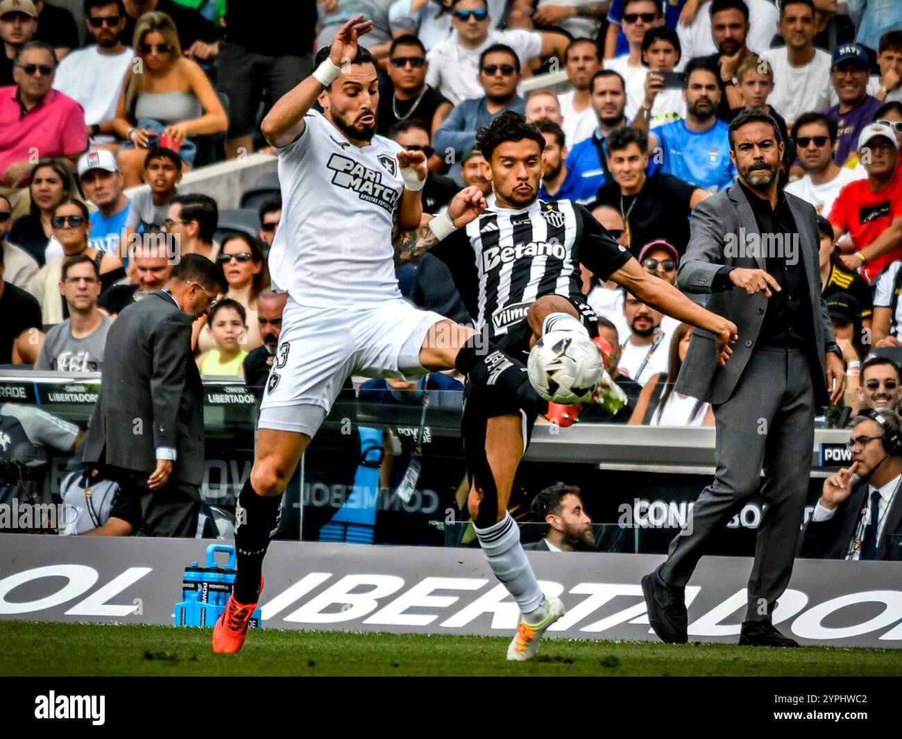 Buenos Aires, Argentina. 30 novembre 2024. Copa CONMEBOL Libertadores, finale, Mas Monumental Stadium. 30 novembre 2024. Atletico Mineiro vs Botafogo crediti: Facundo Morales/Alamy Live News Foto Stock