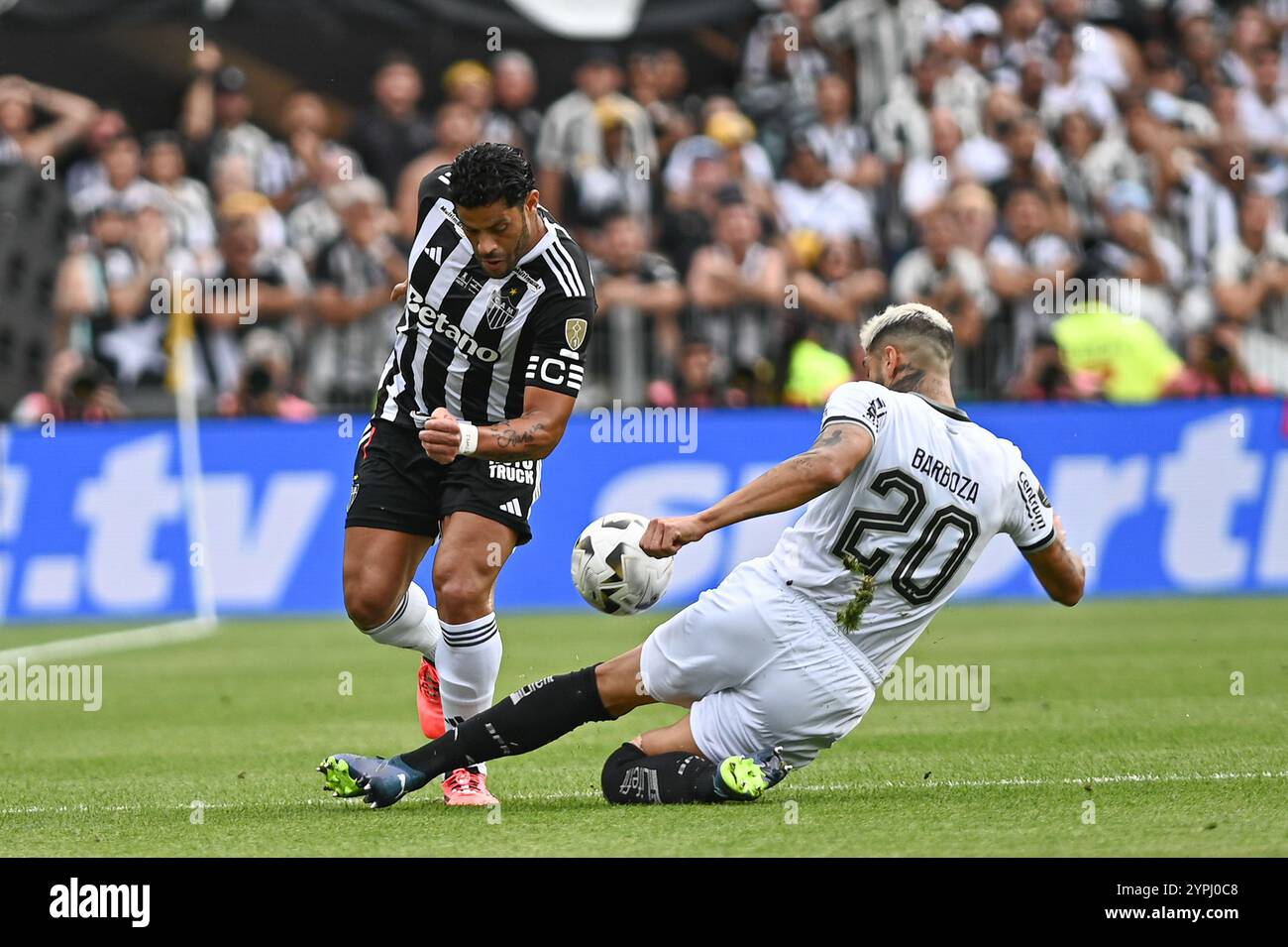 Buenos Aires, Argentina. 30 novembre 2024. MG e Botafogo, validi per la finale della Copa Libertadores da América 2024, tenutasi presso lo stadio Monumental de Nunez, a Buenos Aires, Argentina, questo sabato (30). Crediti: Gabriel Sotelo/FotoArena/Alamy Live News Foto Stock