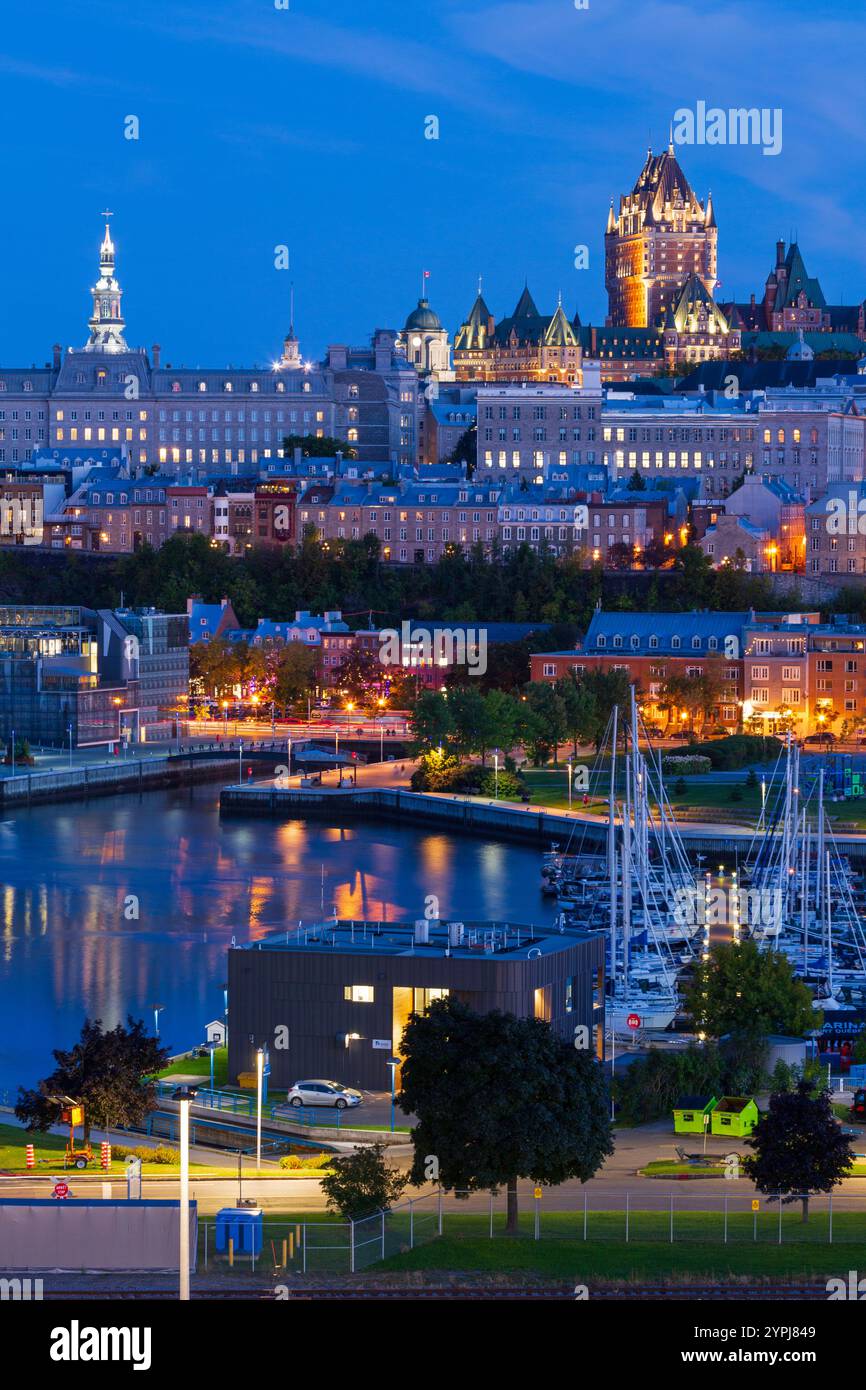 Louise Basin, Quebec City, Canada Foto Stock