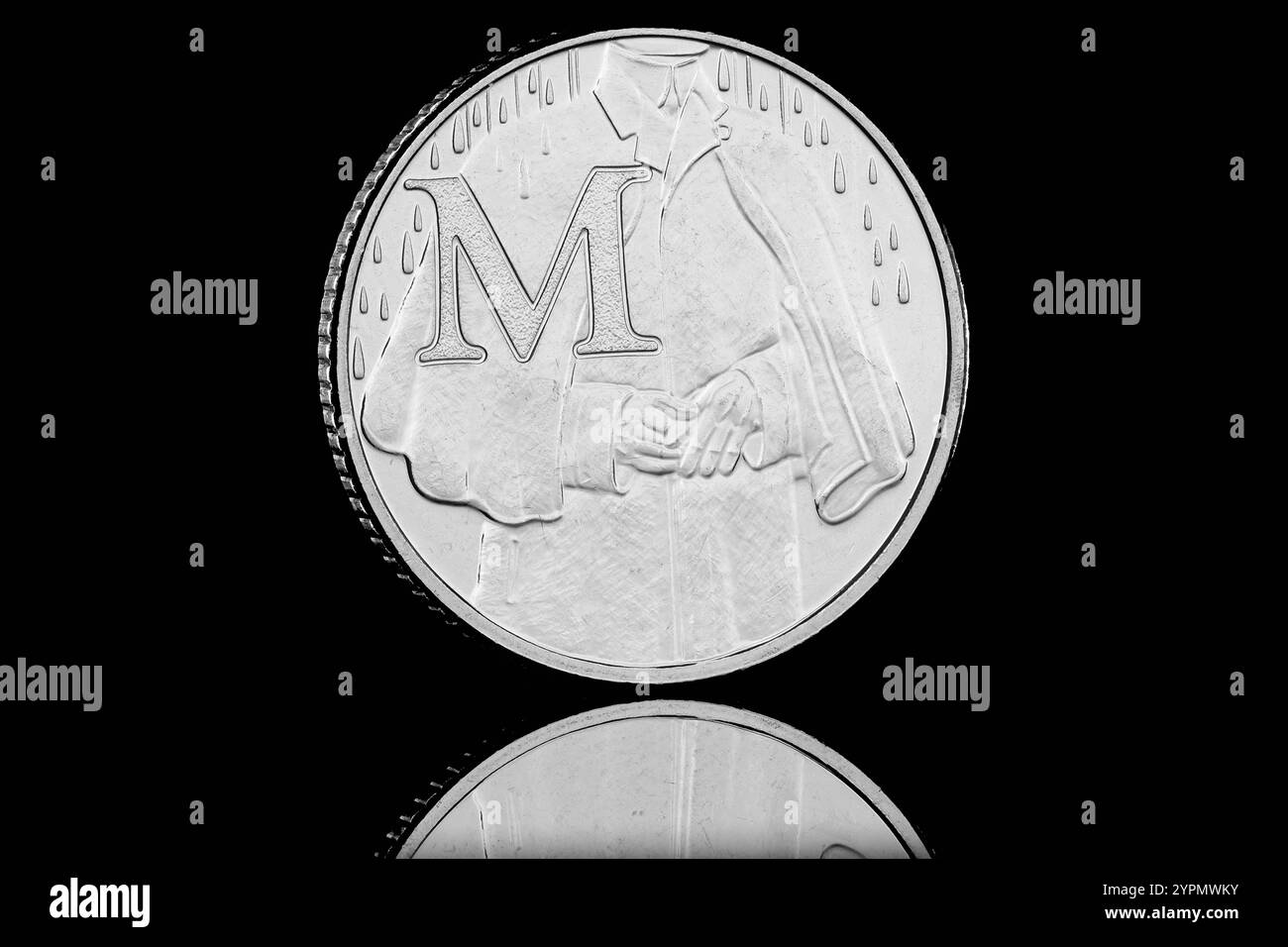 La lettera M per Magic nella serie di monete da 10 Pence della Gran Bretagna del 2018 Dalla A alla Z Foto Stock