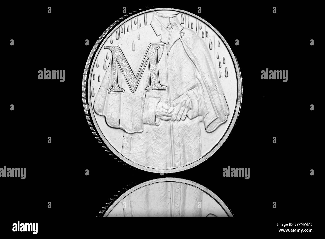 La lettera M per Magic nella serie di monete da 10 Pence della Gran Bretagna del 2018 Dalla A alla Z Foto Stock