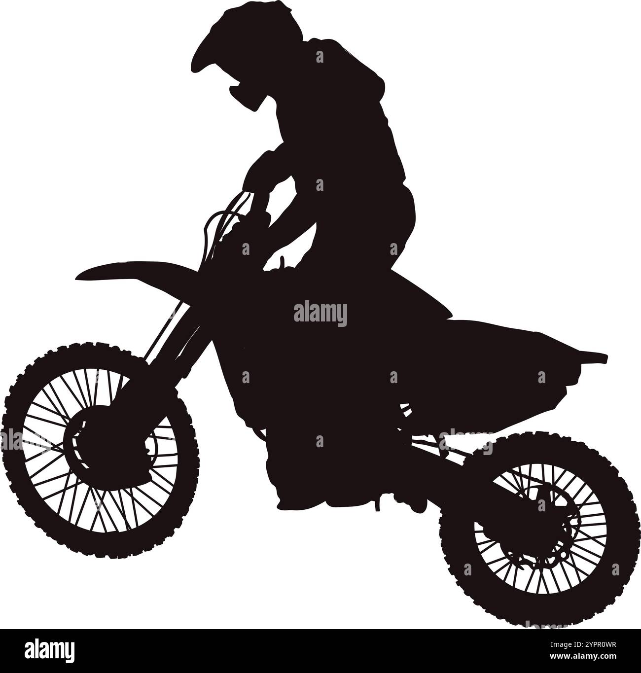 moto da fondo enduro, motocross Illustrazione Vettoriale