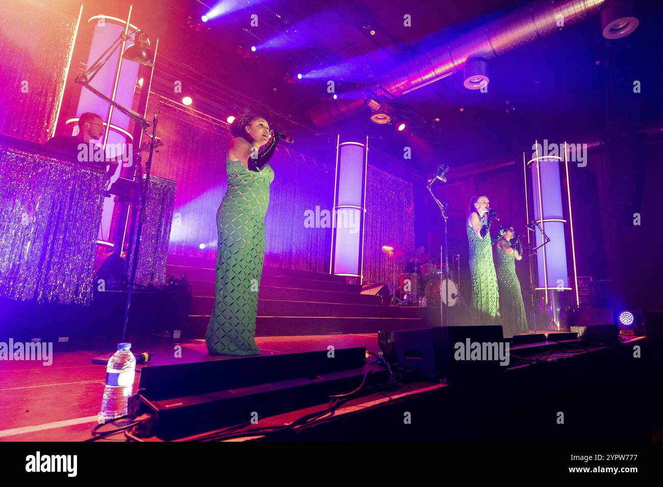 Laing, Electro Pop Band, Germania, The Big Gala 2024, concerto all'Huxleys Neue Welt, Berlino, sold out < english> Laing, The Big Gala 2024 Concert, Novem Foto Stock